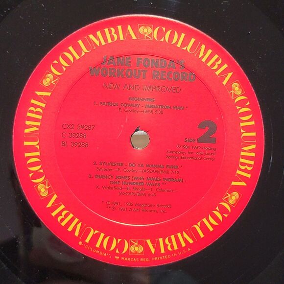 VINTAGE VINYL Jane Fonda's Workout Record 2 LP - New And Improved - Picture 7 of 11